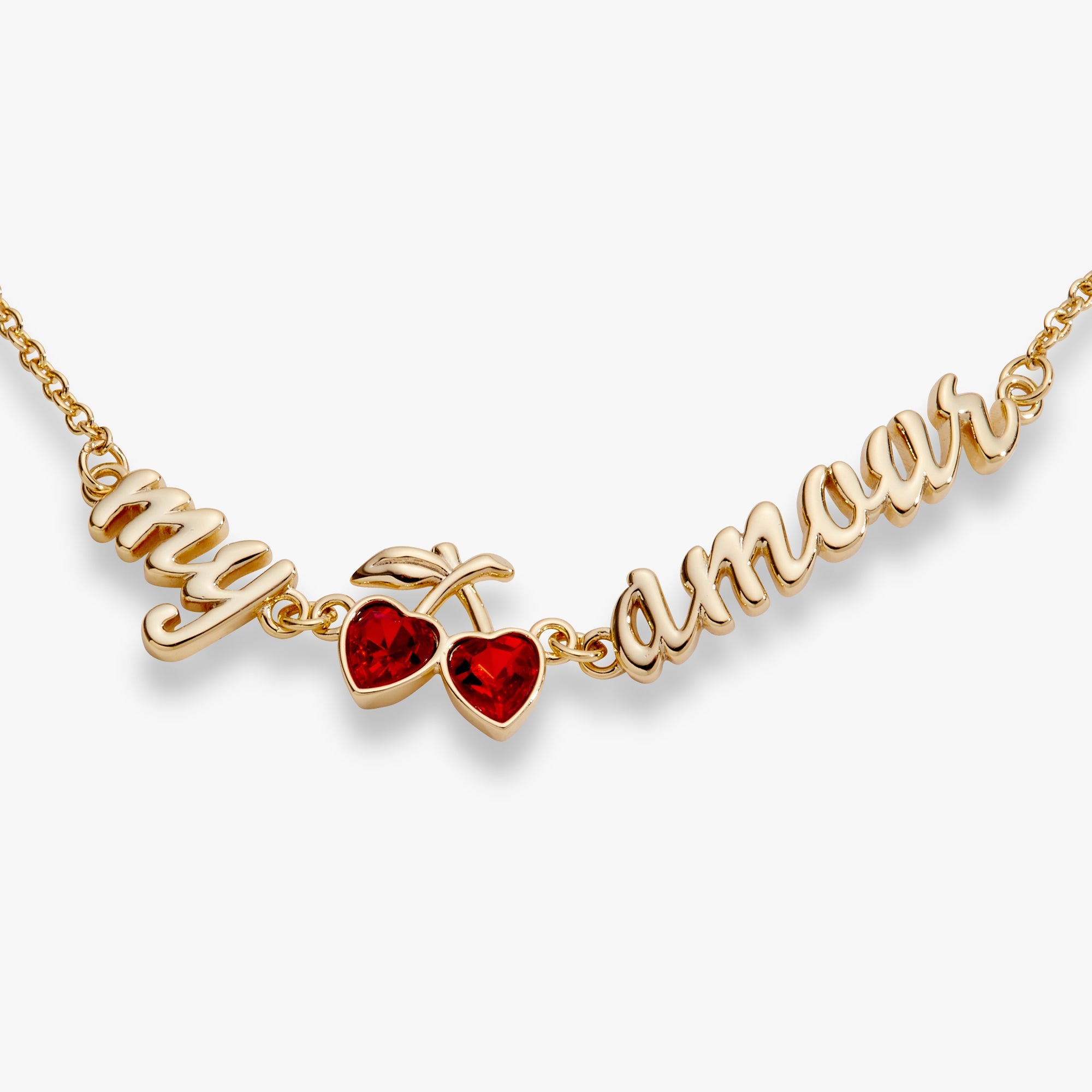 My Cherry Amour Linear Bracelet Gold | Alex and Ani