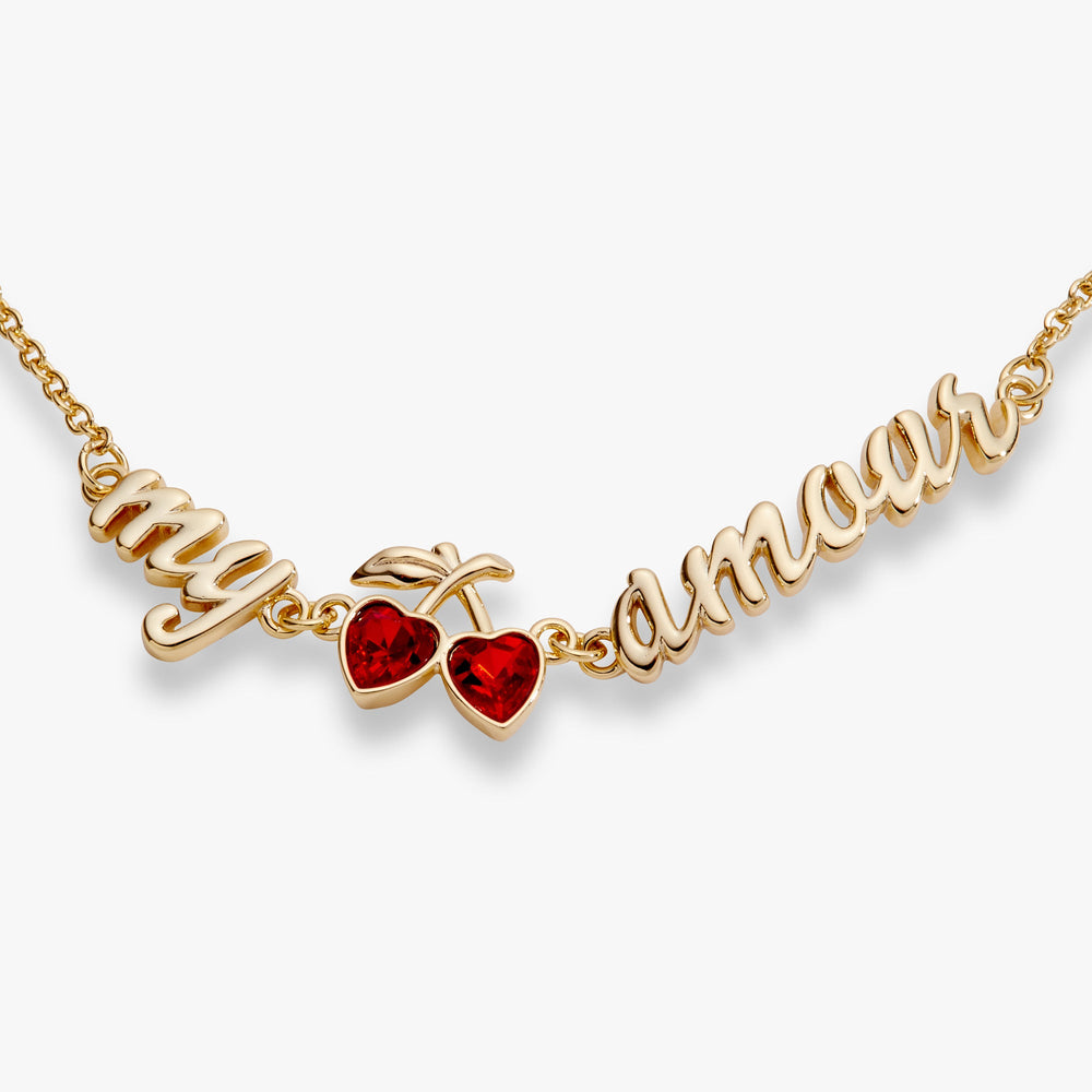 My Cherry Amour Linear Bracelet Gold | Alex and Ani