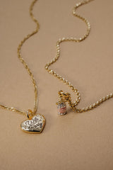 ‘Wife of the Party’ Heart Charm Gold | Alex and Ani
