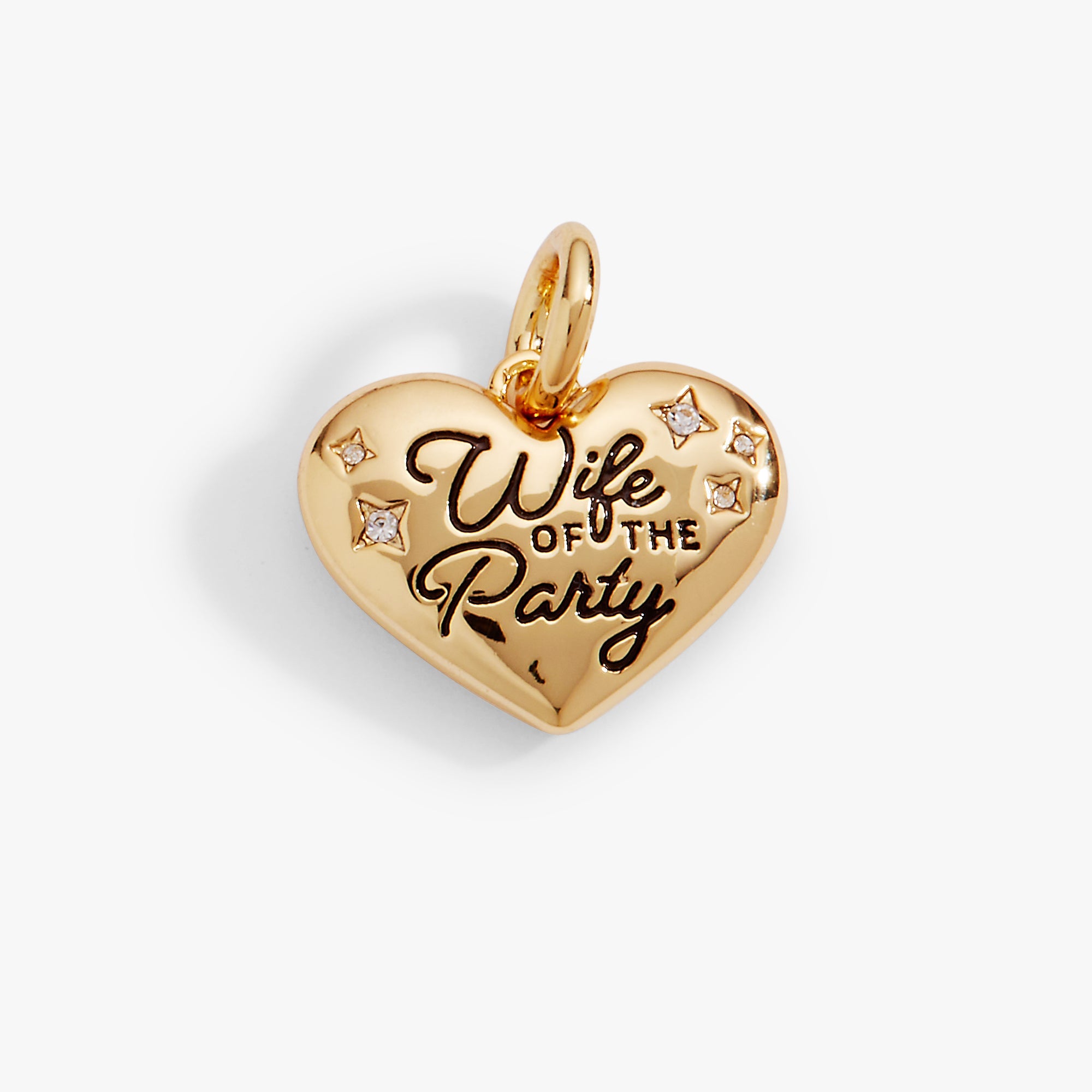 ‘Wife of the Party’ Heart Charm Gold | Alex and Ani