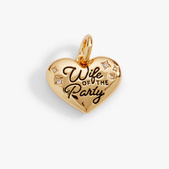 ‘Wife of the Party’ Heart Charm Gold | Alex and Ani