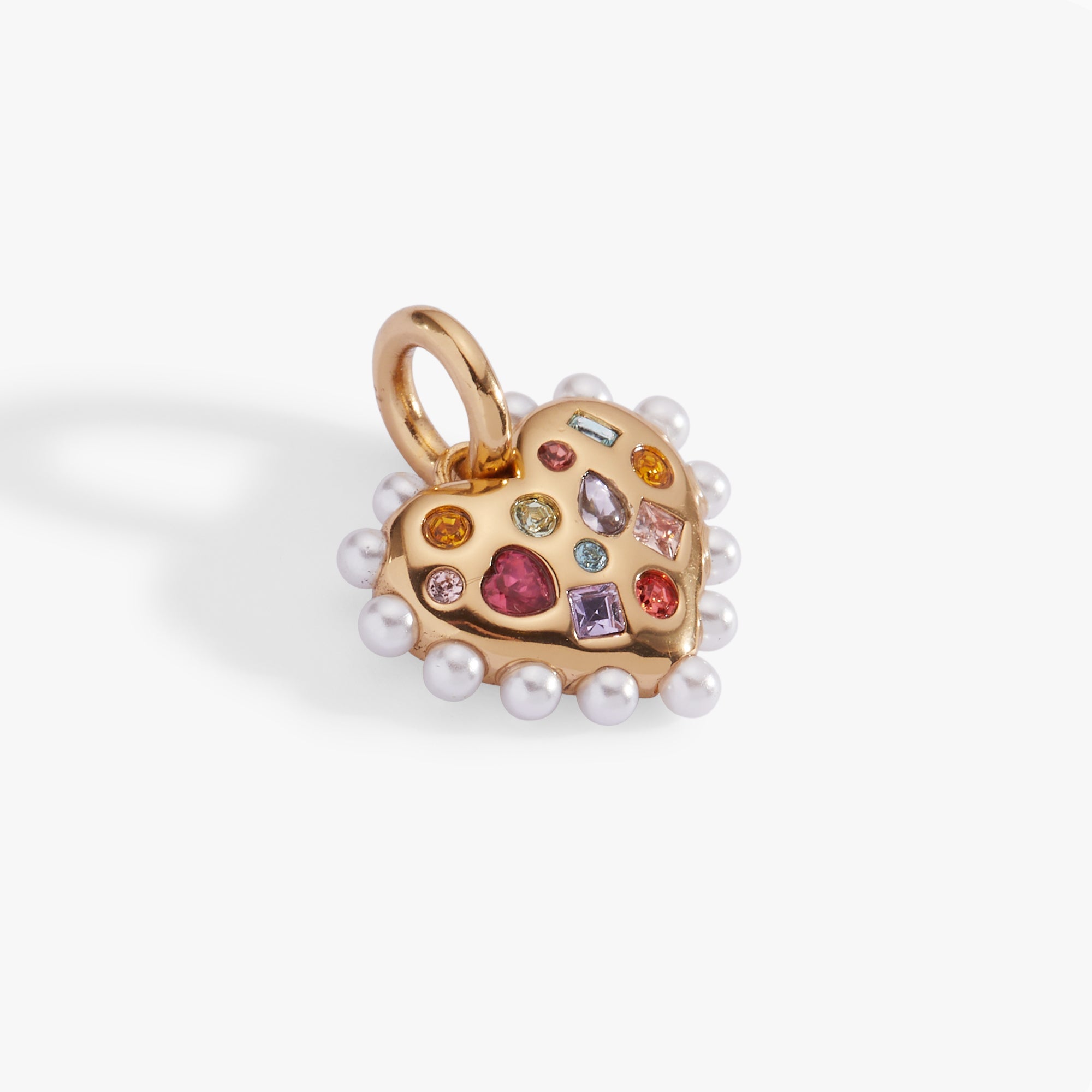 Gemmy Heart Charm Gold | Alex and Ani