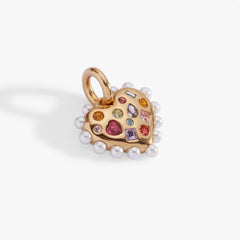 Gemmy Heart Charm Gold | Alex and Ani