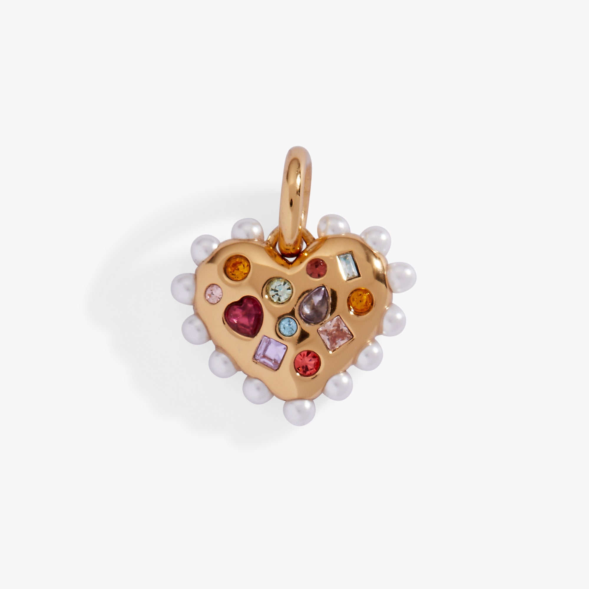 Gemmy Heart Charm Gold | Alex and Ani