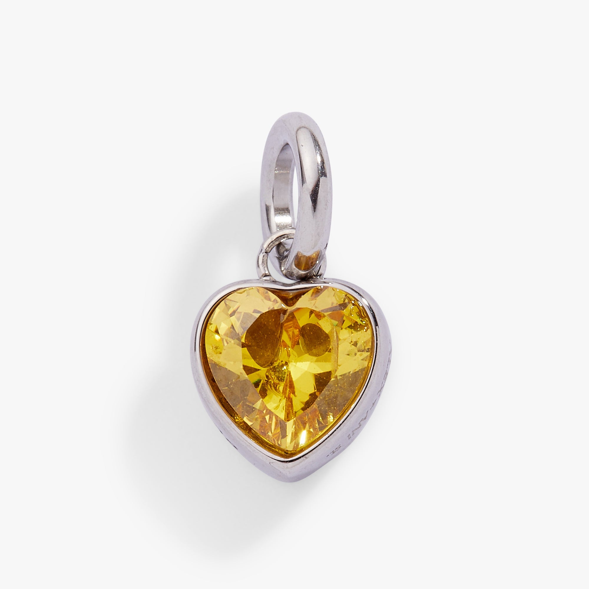 Balance' Heart Birthstone Charm-NOVEMBER Stainless Steel Gold | Alex and Ani