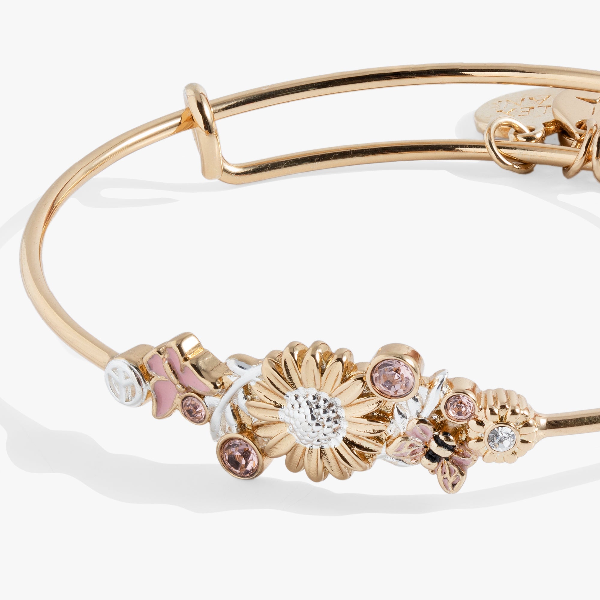 Floral Bangle Two Tone | Alex and Ani