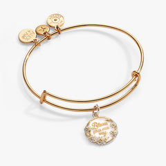 Bloom Your Own Way Bangle Gold | Alex and Ani