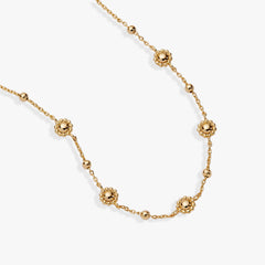 Floret Chain Necklace Gold | Alex and Ani