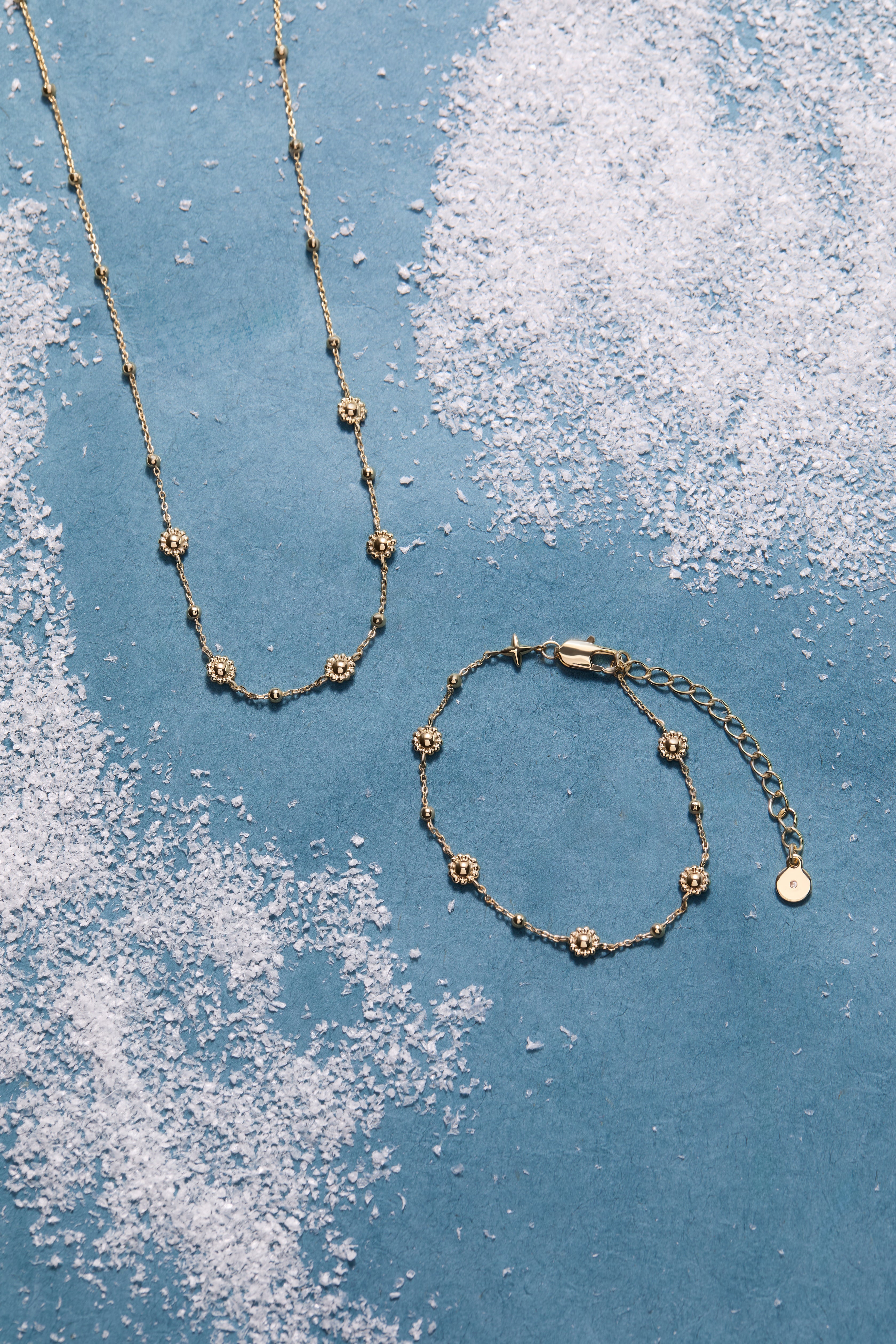 Floret Chain Necklace Gold | Alex and Ani