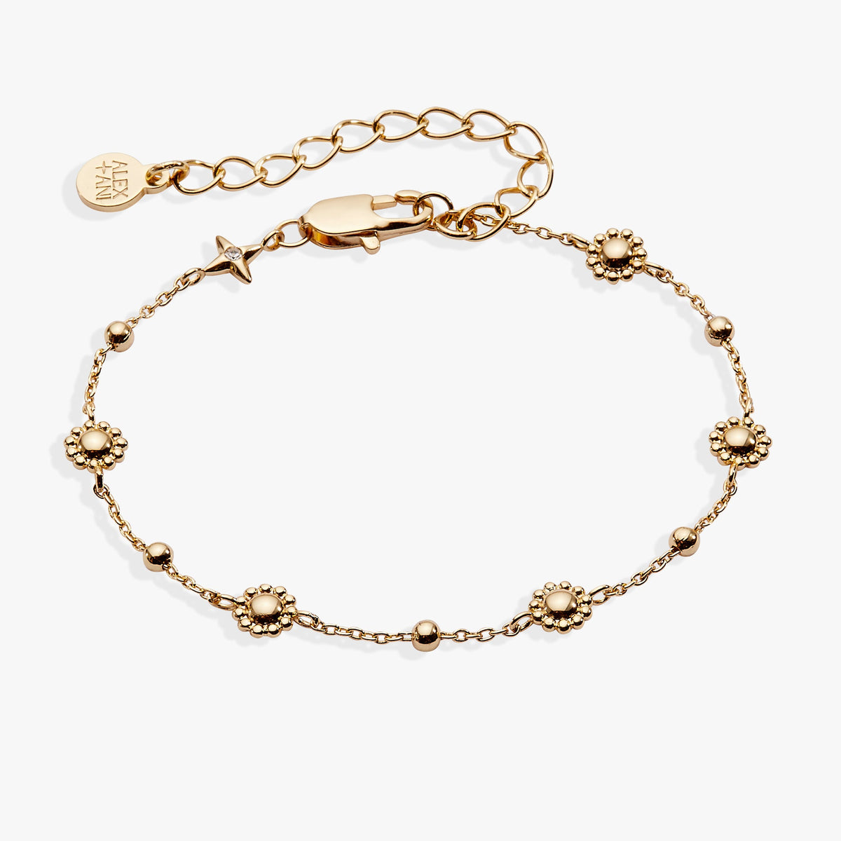 Floret Chain Bracelet Gold | Alex and Ani