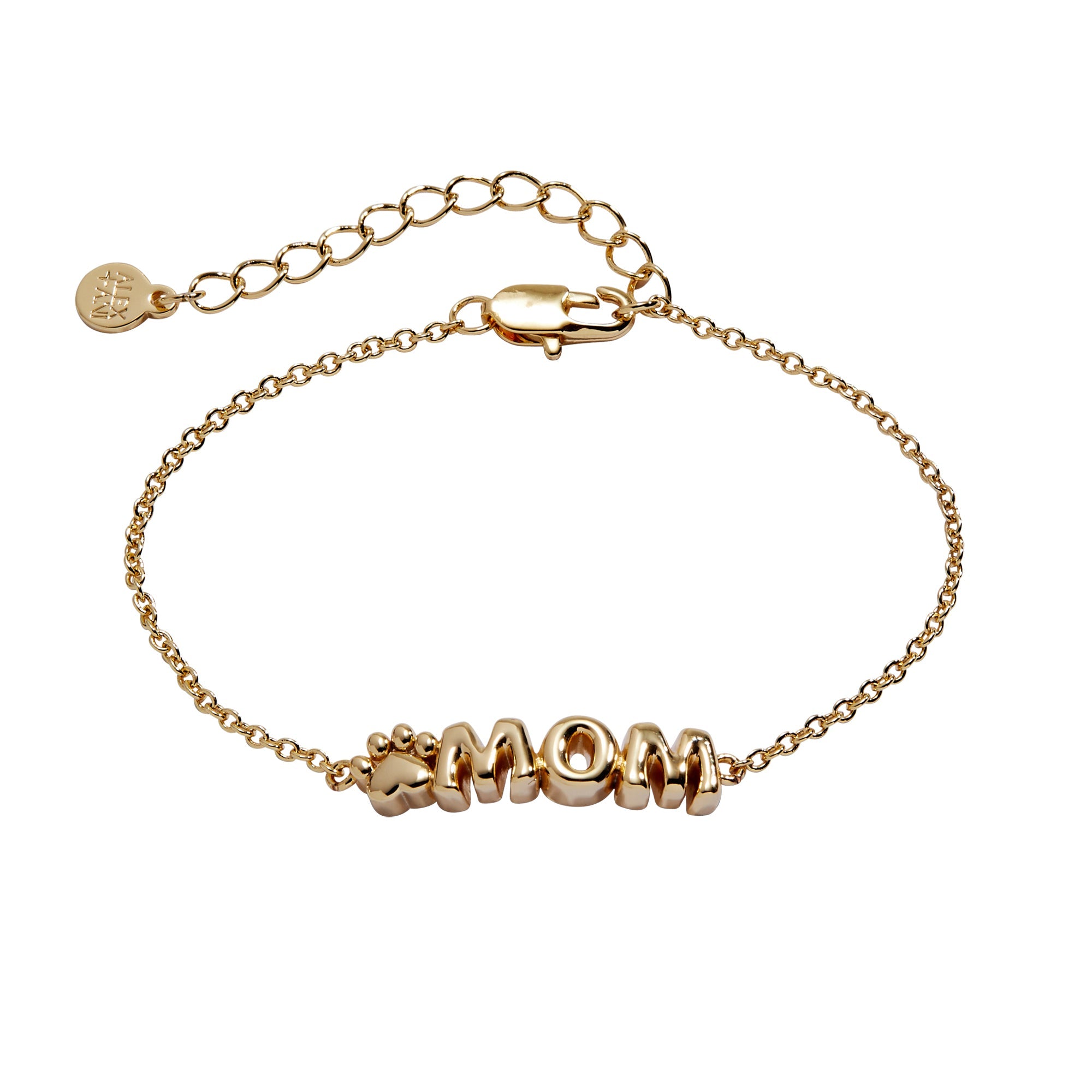 Pet Mom Inline Bracelet Gold | Alex and Ani