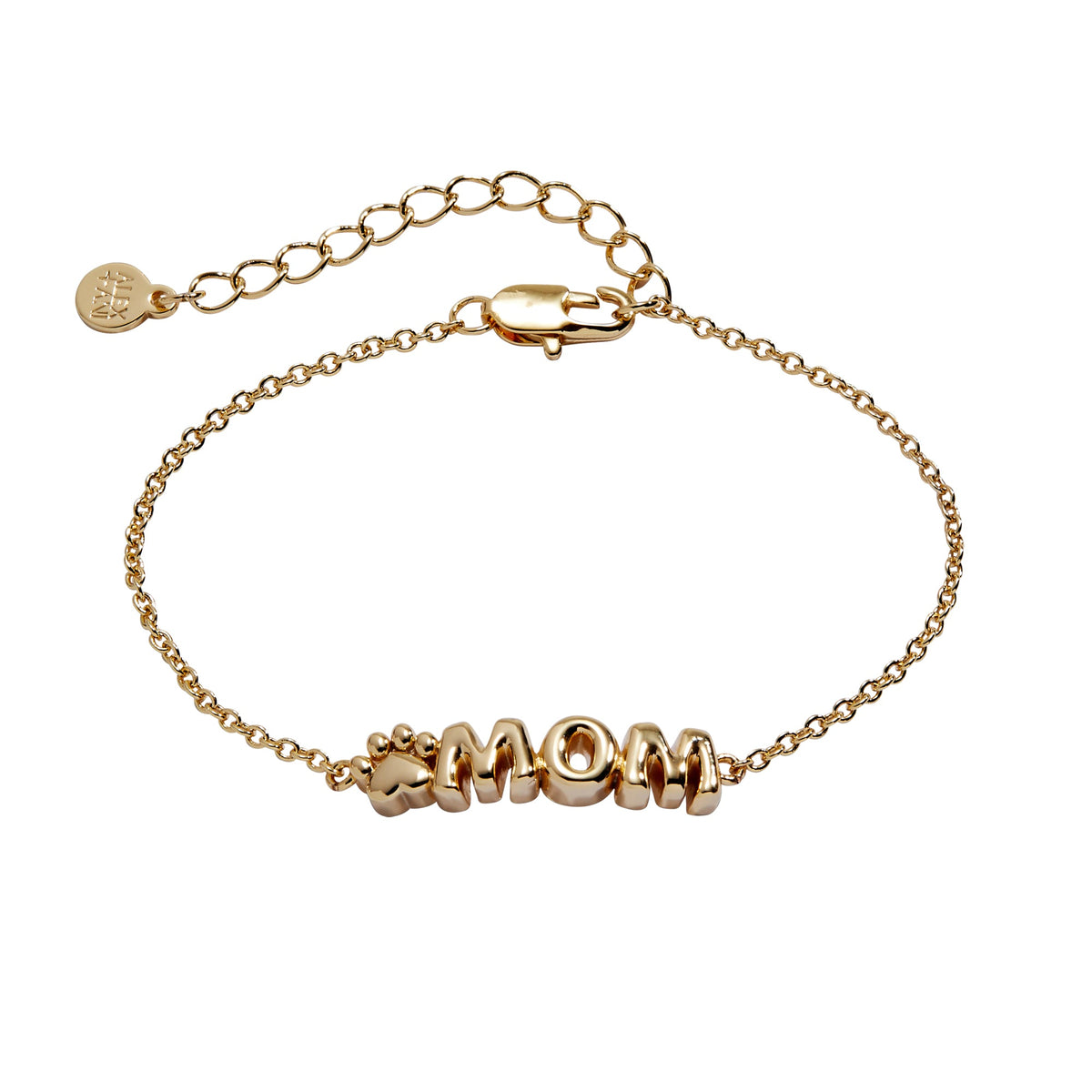 Pet Mom Inline Bracelet Gold | Alex and Ani