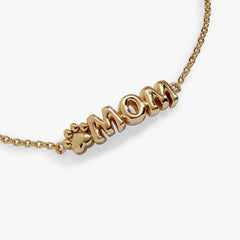 Pet Mom Inline Bracelet Gold | Alex and Ani