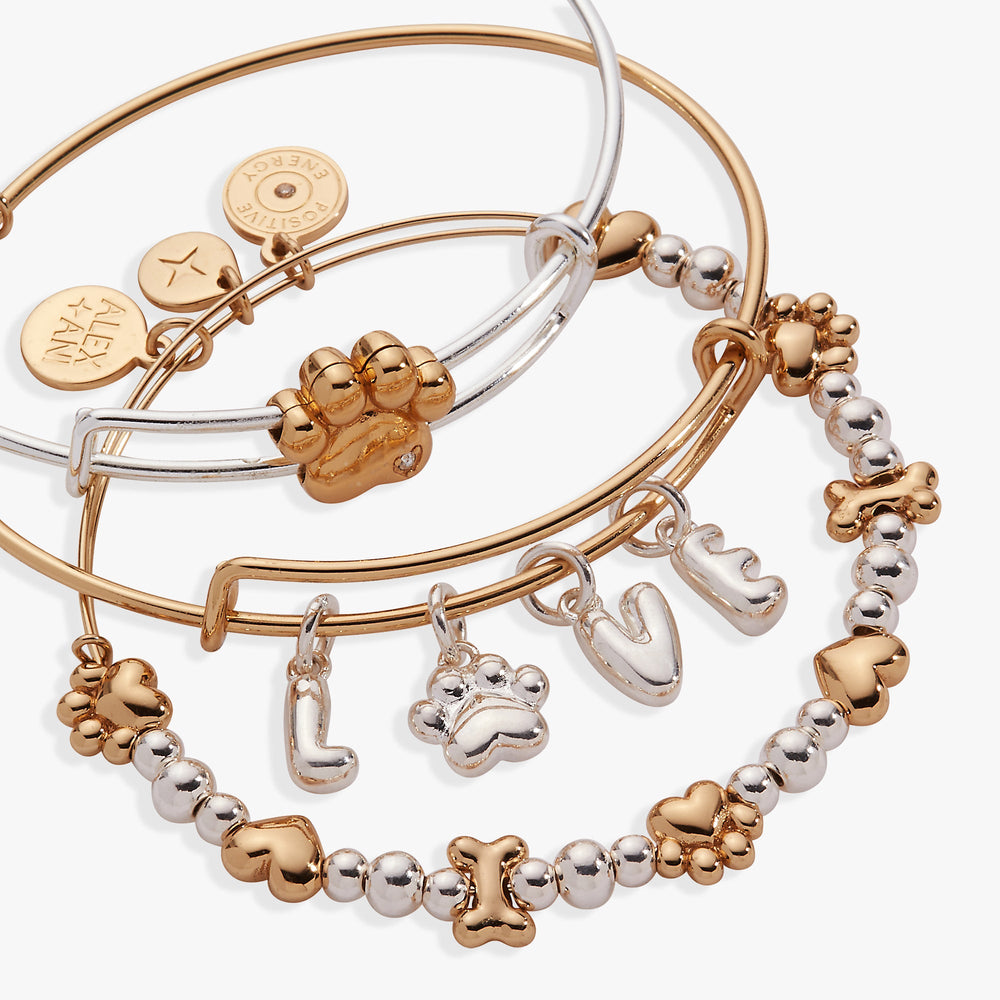 Puppy Love EWB Set of 3 Two Tone | Alex and Ani