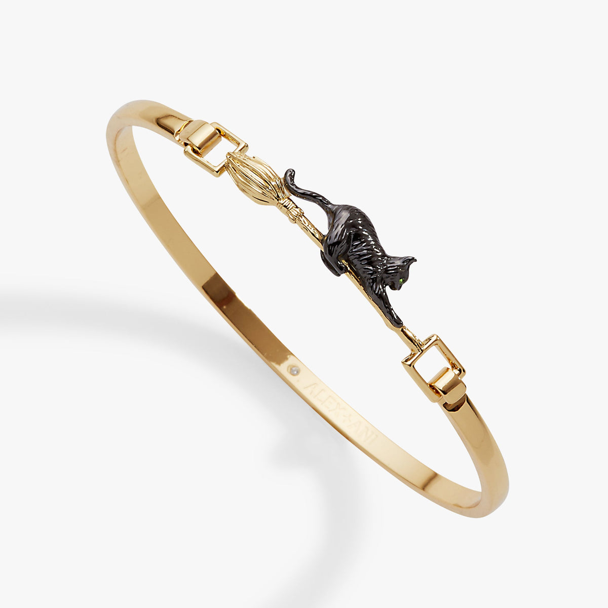 Cat Tension Bangle Two Tone | Alex and Ani