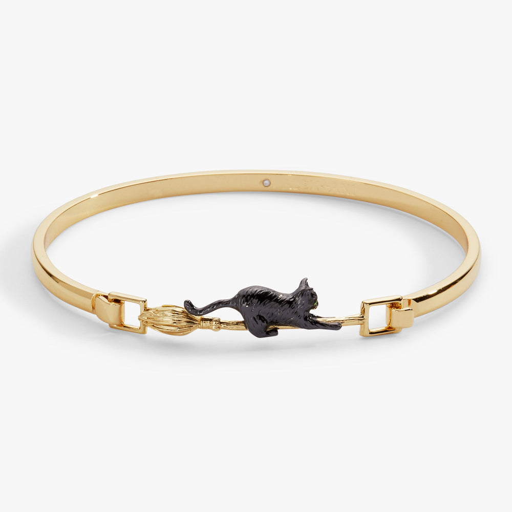 Cat Tension Bangle Two Tone | Alex and Ani
