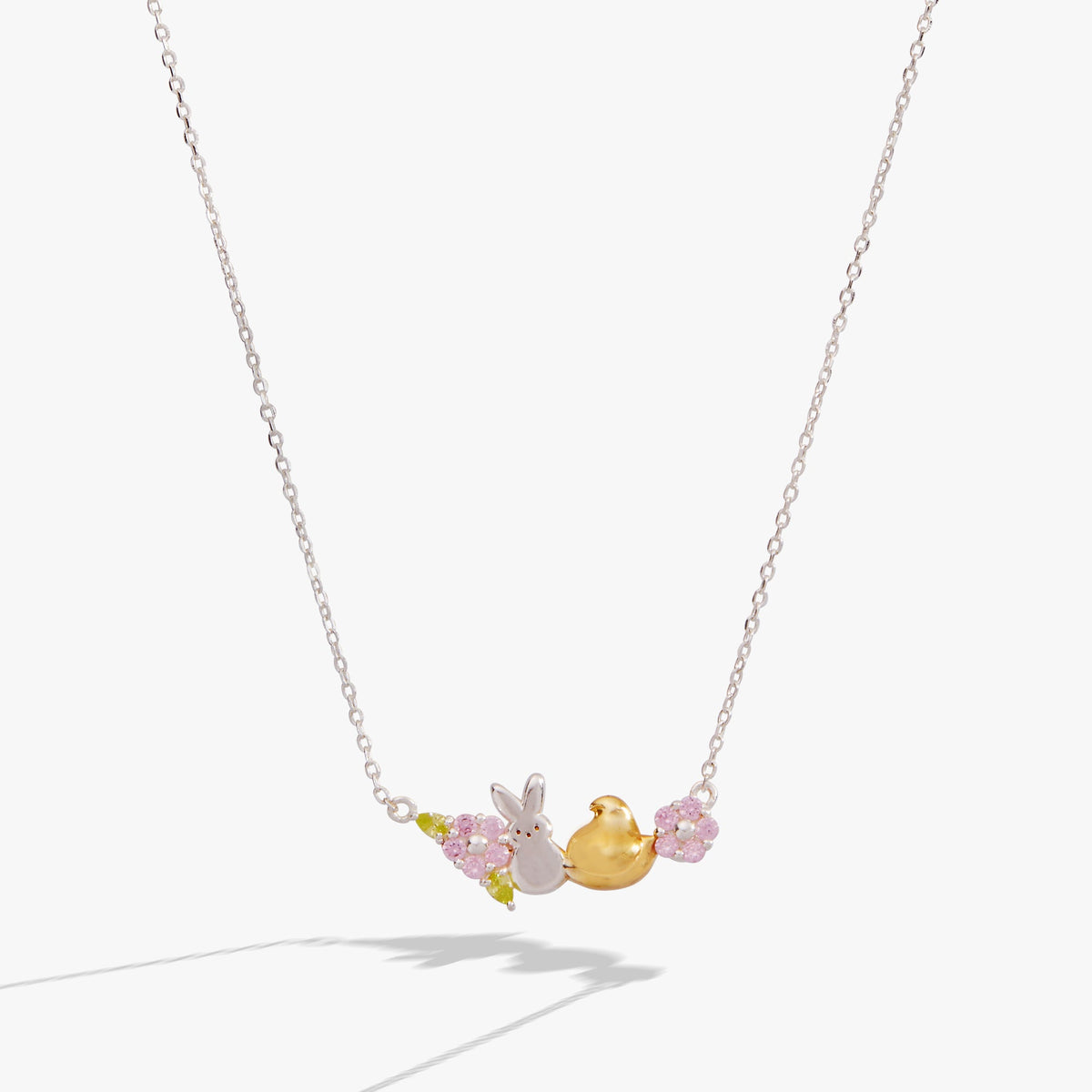 PEEPS® Precious Peepsake Necklace Two Tone Precious | Alex and Ani