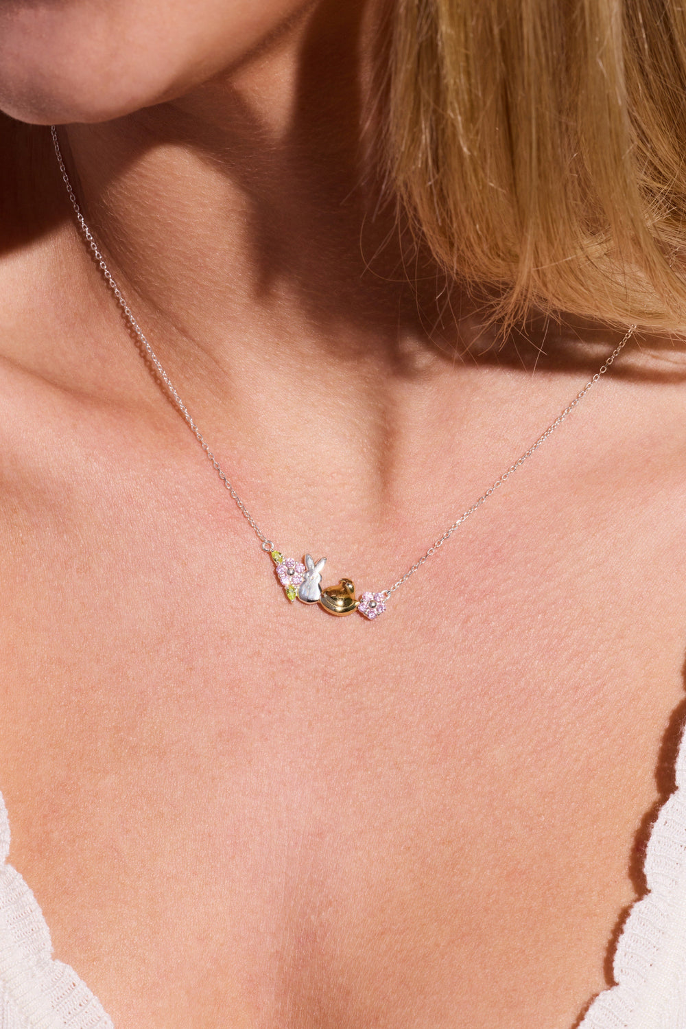 PEEPS® Precious Peepsake Necklace Two Tone Precious | Alex and Ani