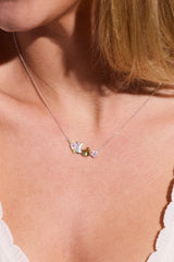 PEEPS® Precious Peepsake Necklace Two Tone Precious | Alex and Ani