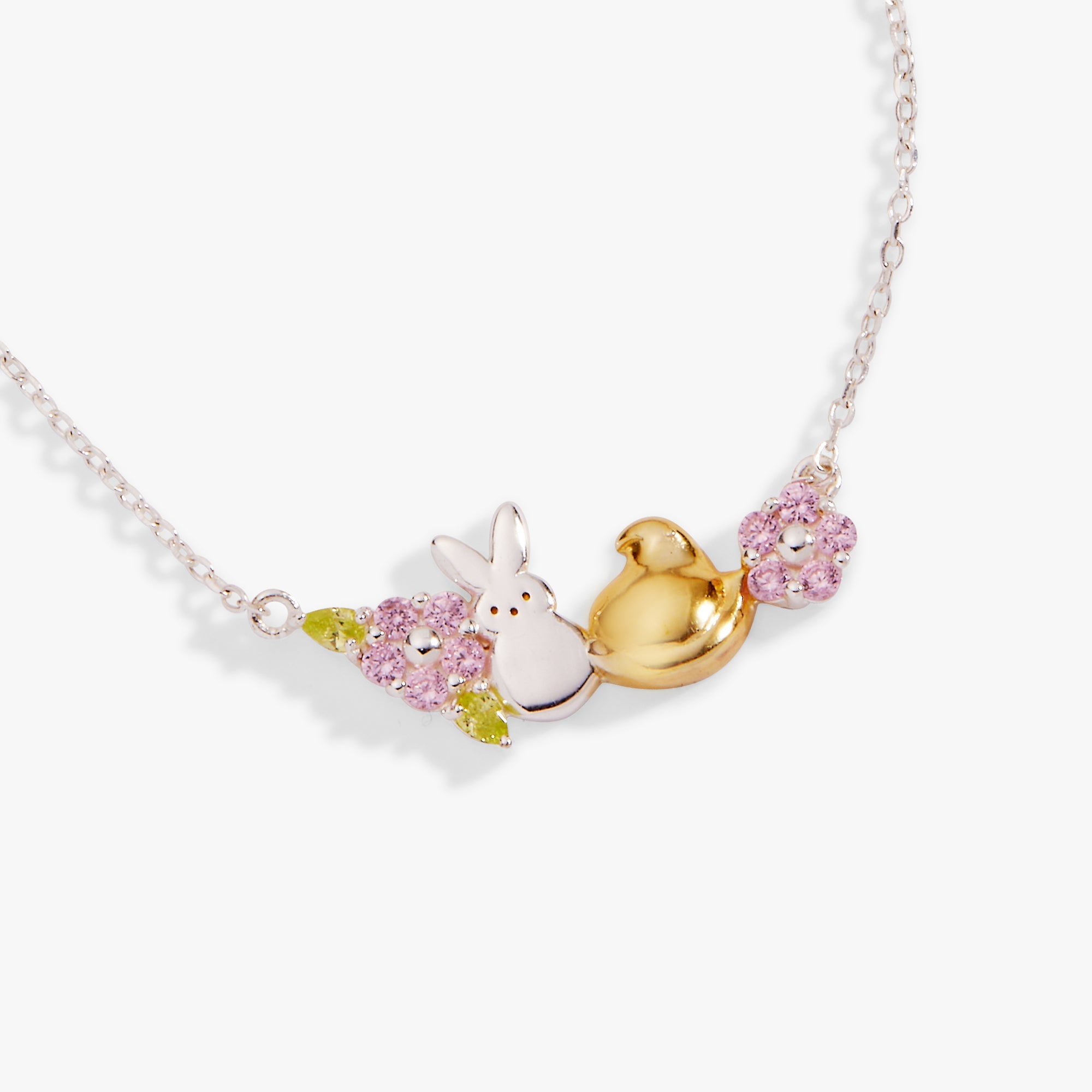 PEEPS® Precious Peepsake Necklace Two Tone Precious | Alex and Ani