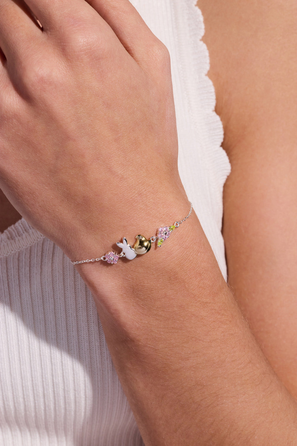PEEPS® Precious Peepsake Bracelet Two Tone Precious | Alex and Ani