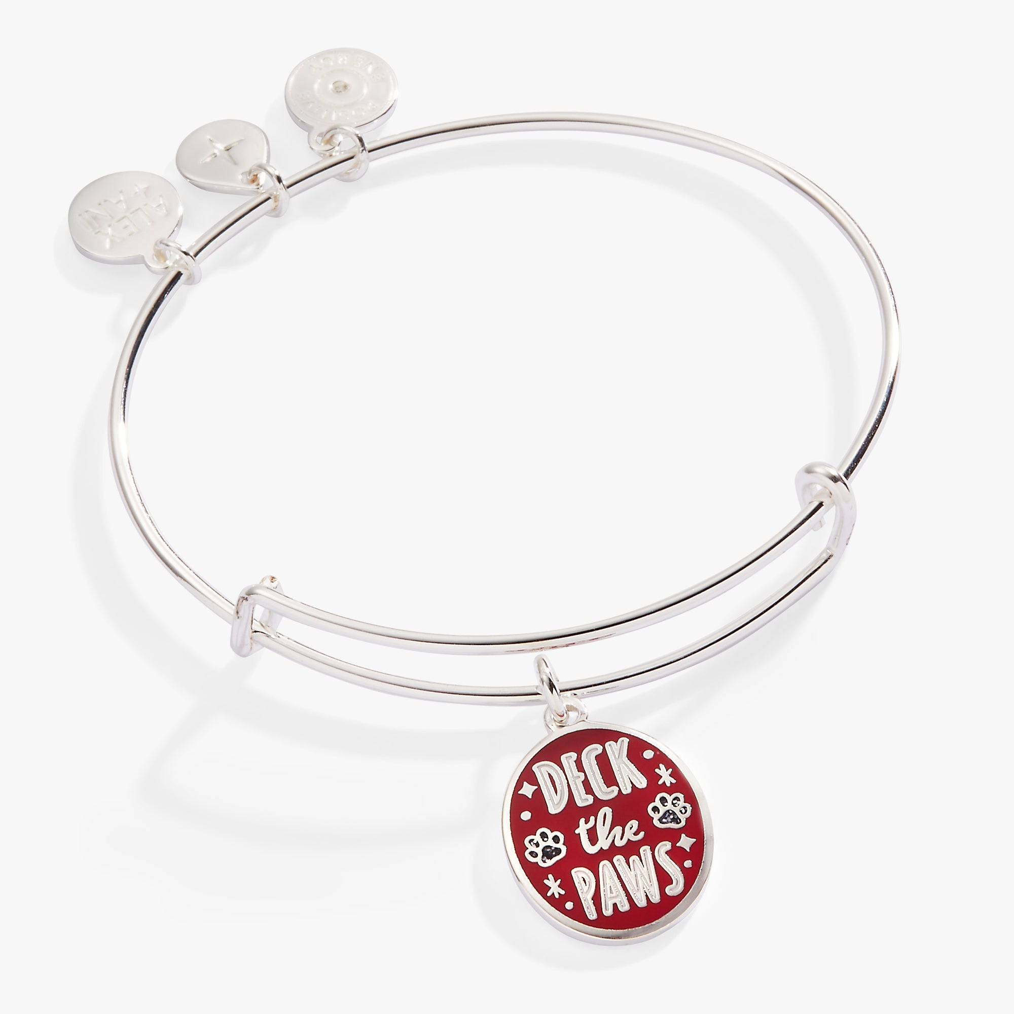 Deck the Paws Charm Bangle Silver | Alex and Ani