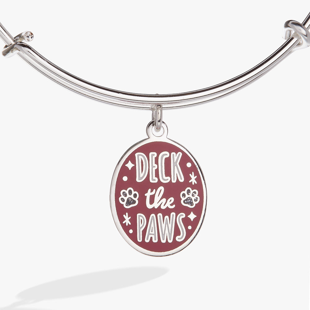 Deck the Paws Charm Bangle Silver | Alex and Ani