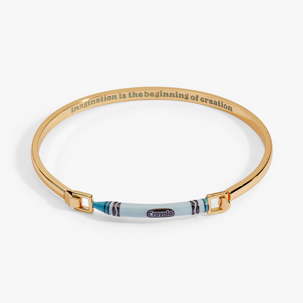 Crayola Teacher Appreciation Crayon Tension Bangle Gold | Alex and Ani