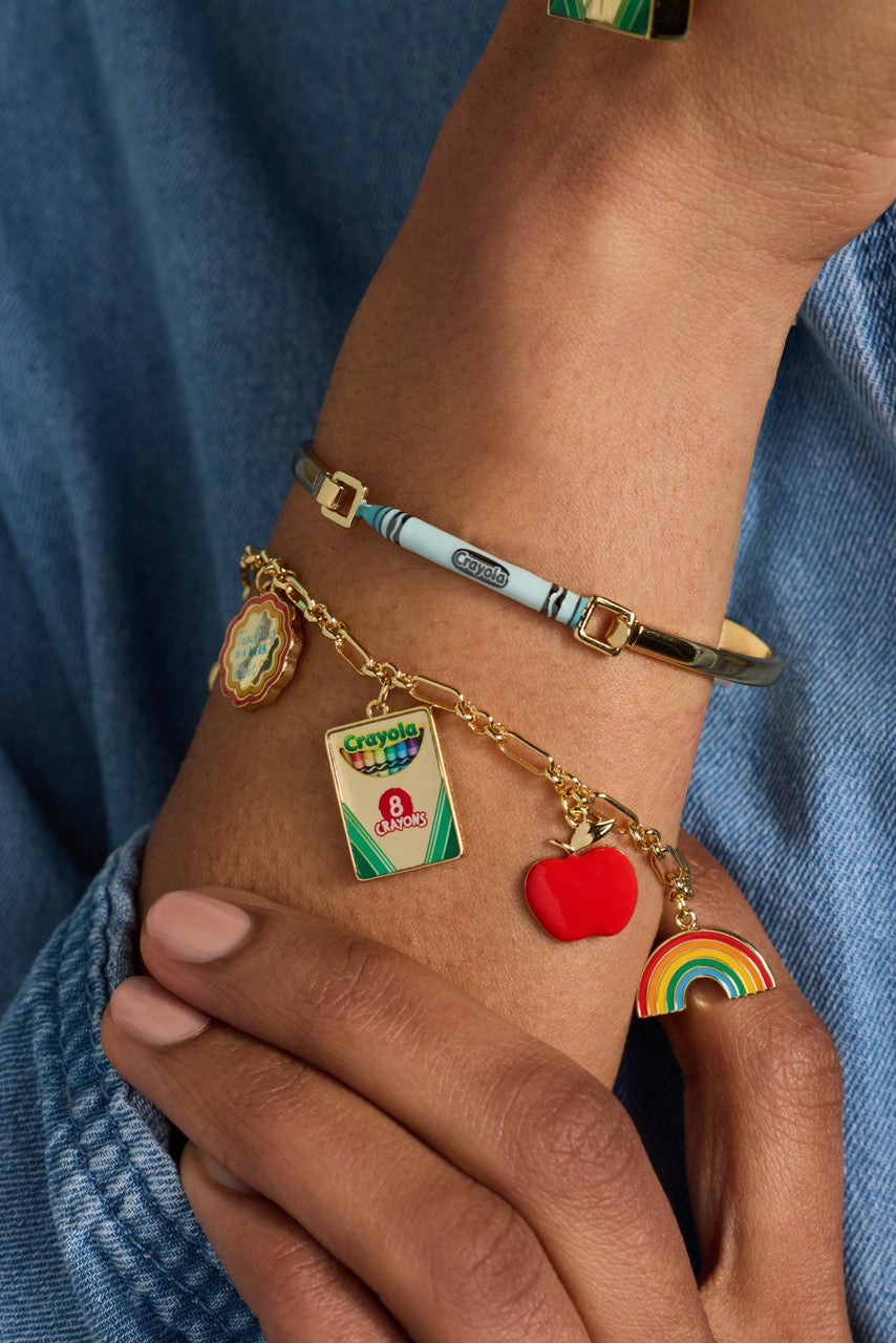 Crayola Teacher Appreciation Toggle Bracelet Gold | Alex and Ani