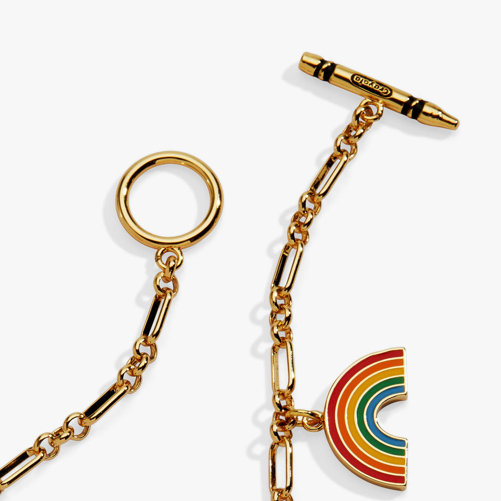 Crayola Teacher Appreciation Toggle Bracelet Gold | Alex and Ani