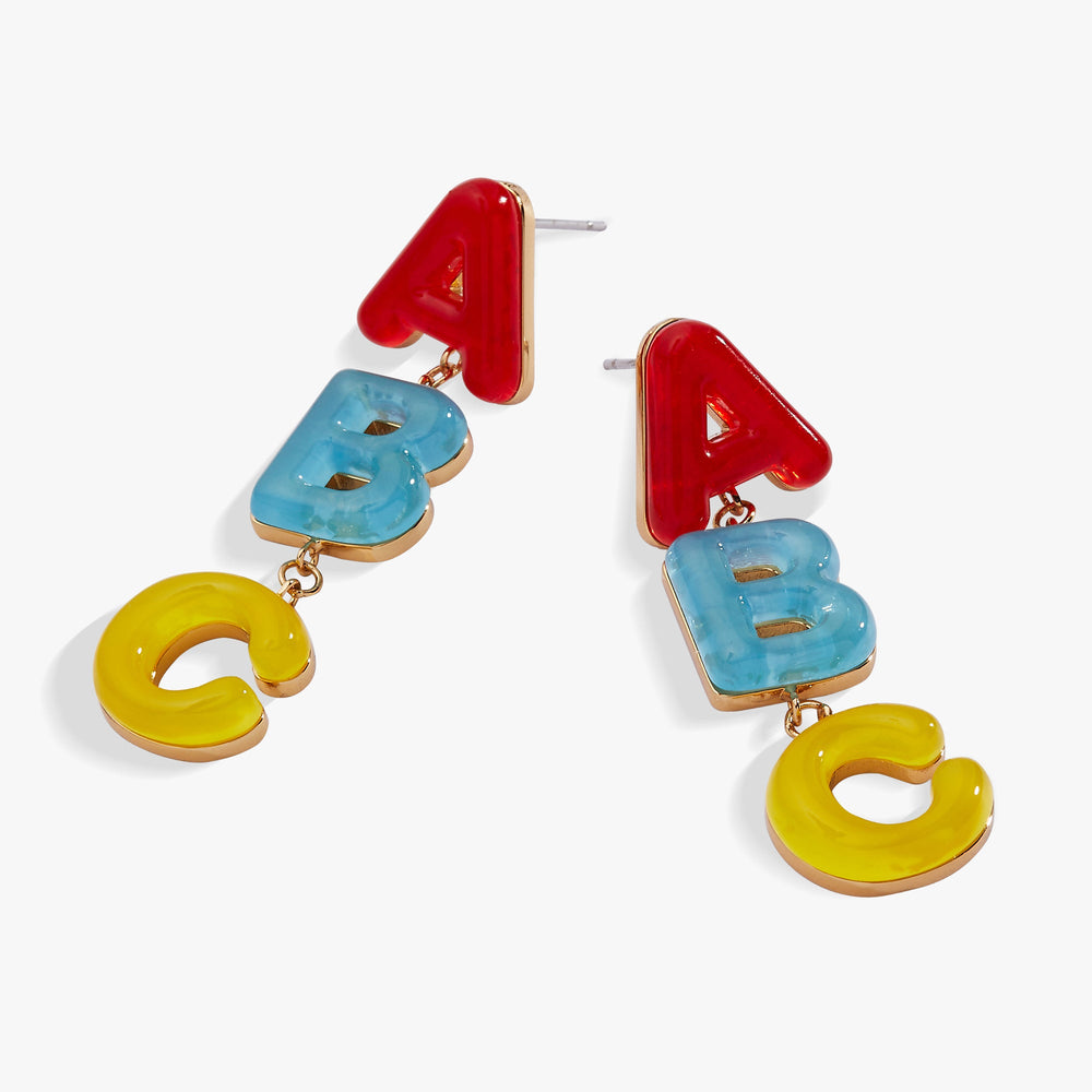 ABC Linear Earring Gold | Alex and Ani