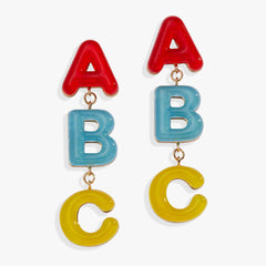 ABC Linear Earring Gold | Alex and Ani
