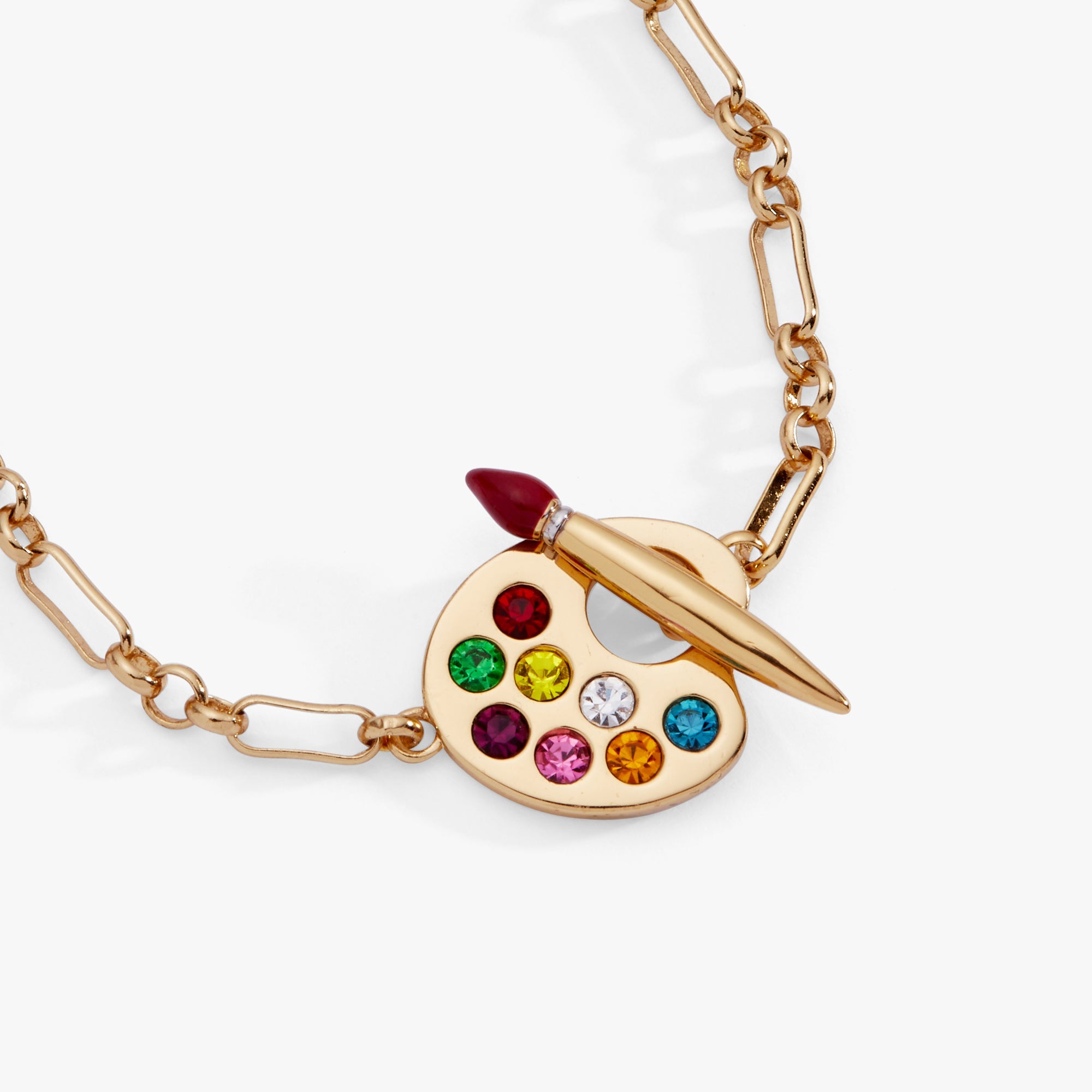Painter Toggle Necklace Gold | Alex and Ani