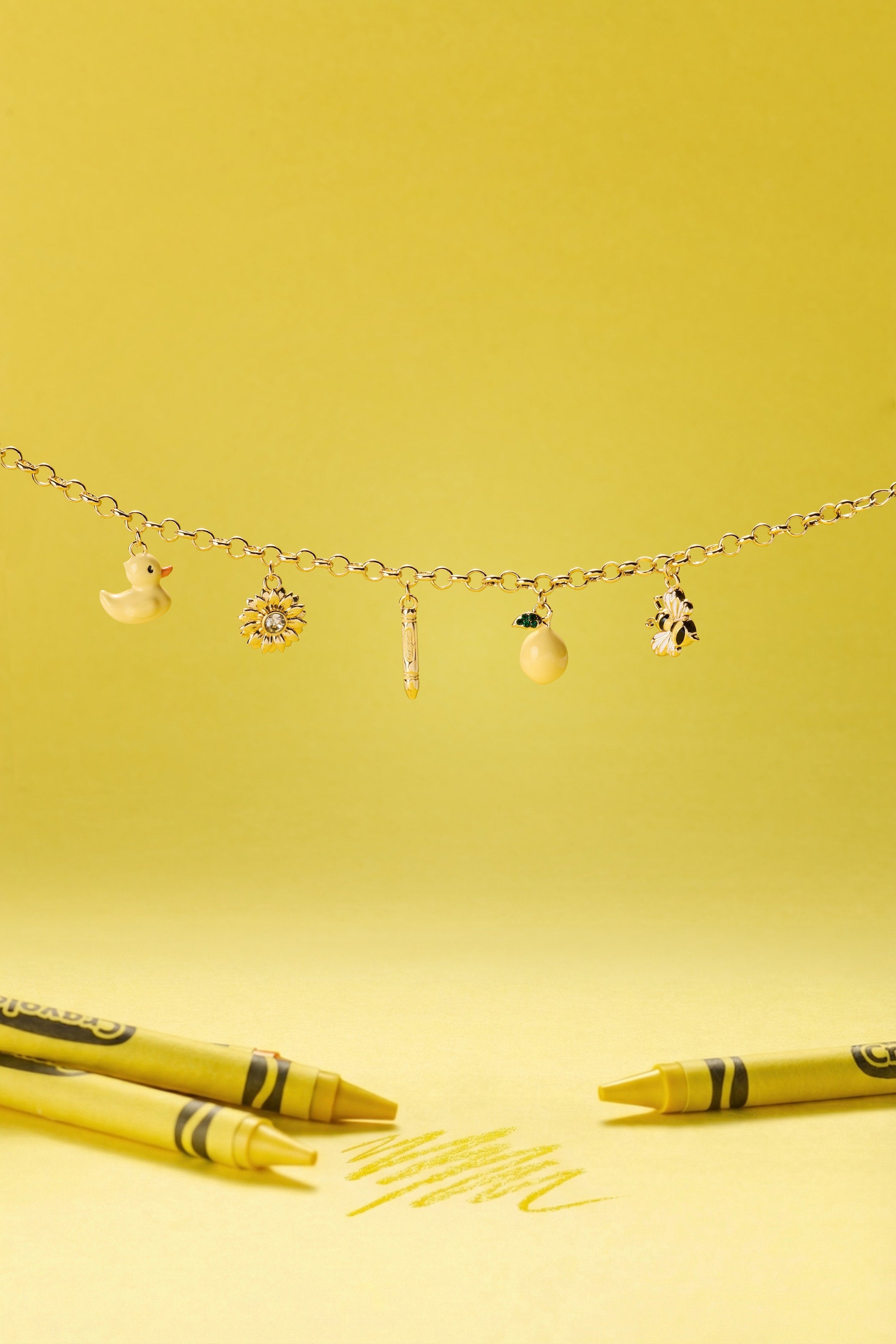 Crayola Sunglow Charm Bracelet Silver | Alex and Ani