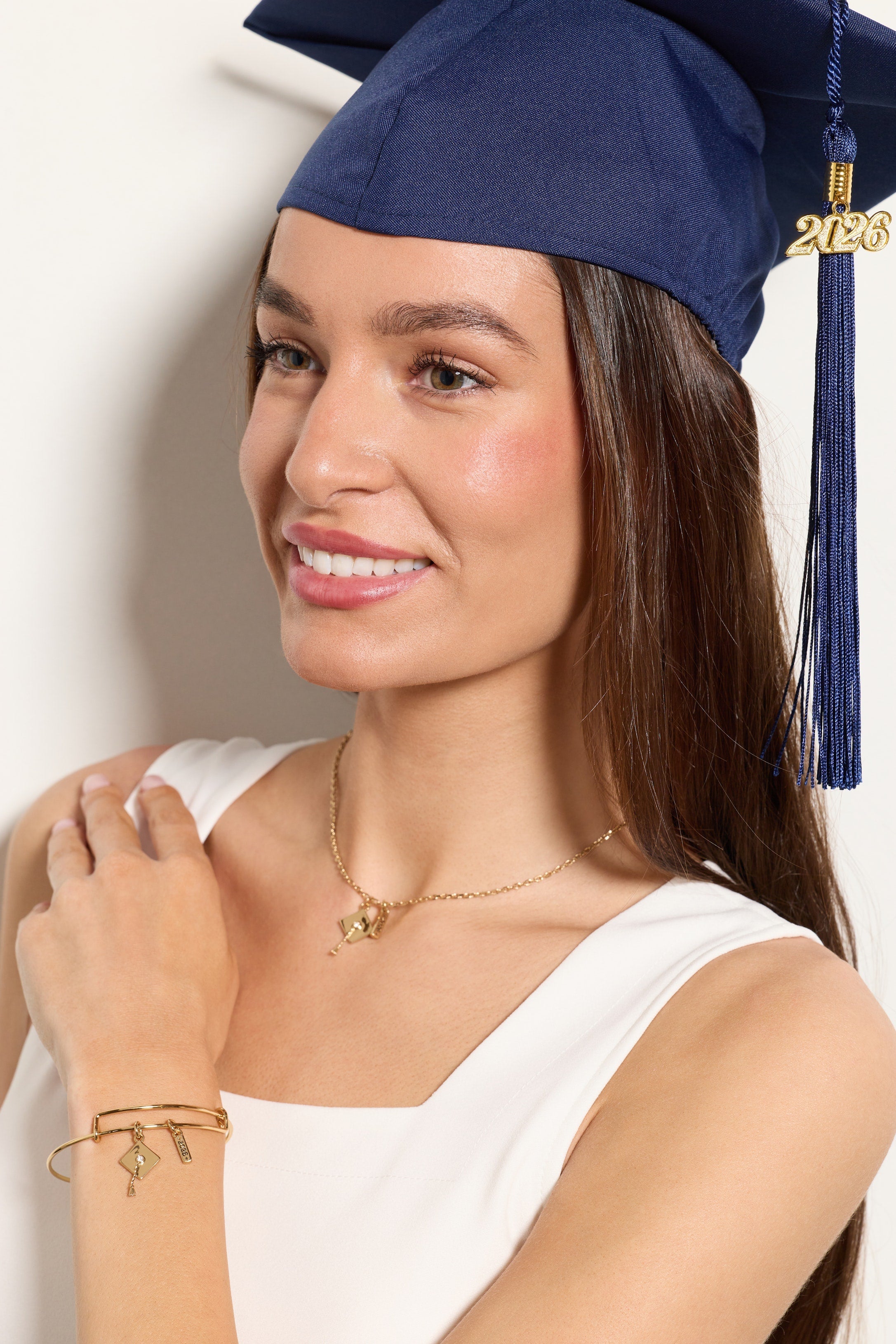 Graduation 2026 Multi Charm Pendant Silver | Alex and Ani