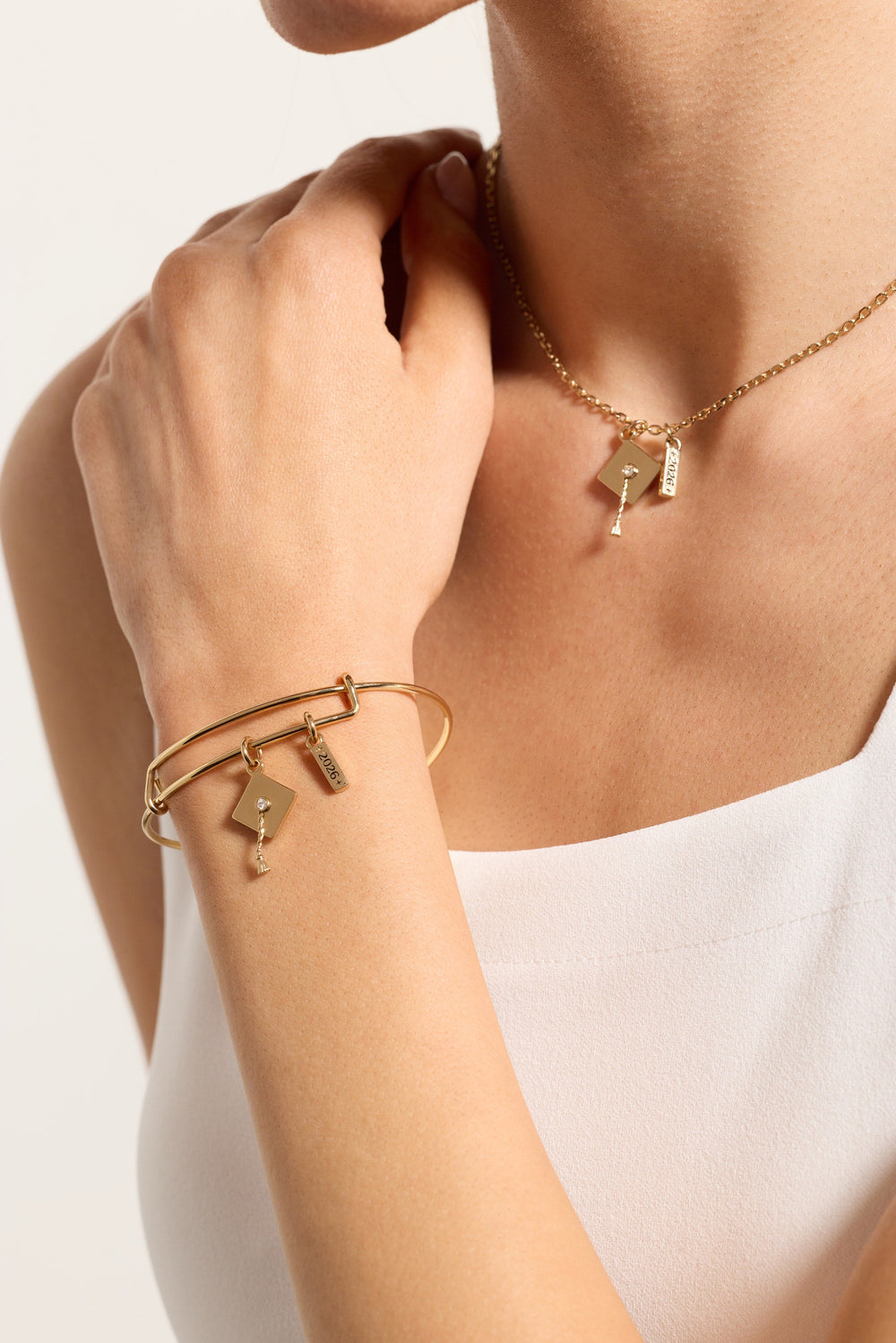 Graduation 2026 Multi Charm Pendant Silver | Alex and Ani