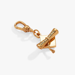 Graduation Cap Clip Charm Gold | Alex and Ani