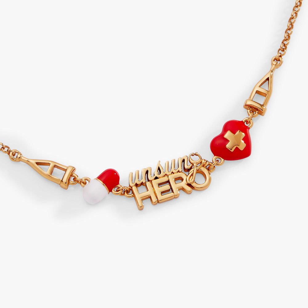 Unsung Hero' Healthcare Linear Bracelet
    
    
    
       Gold | Alex and Ani
