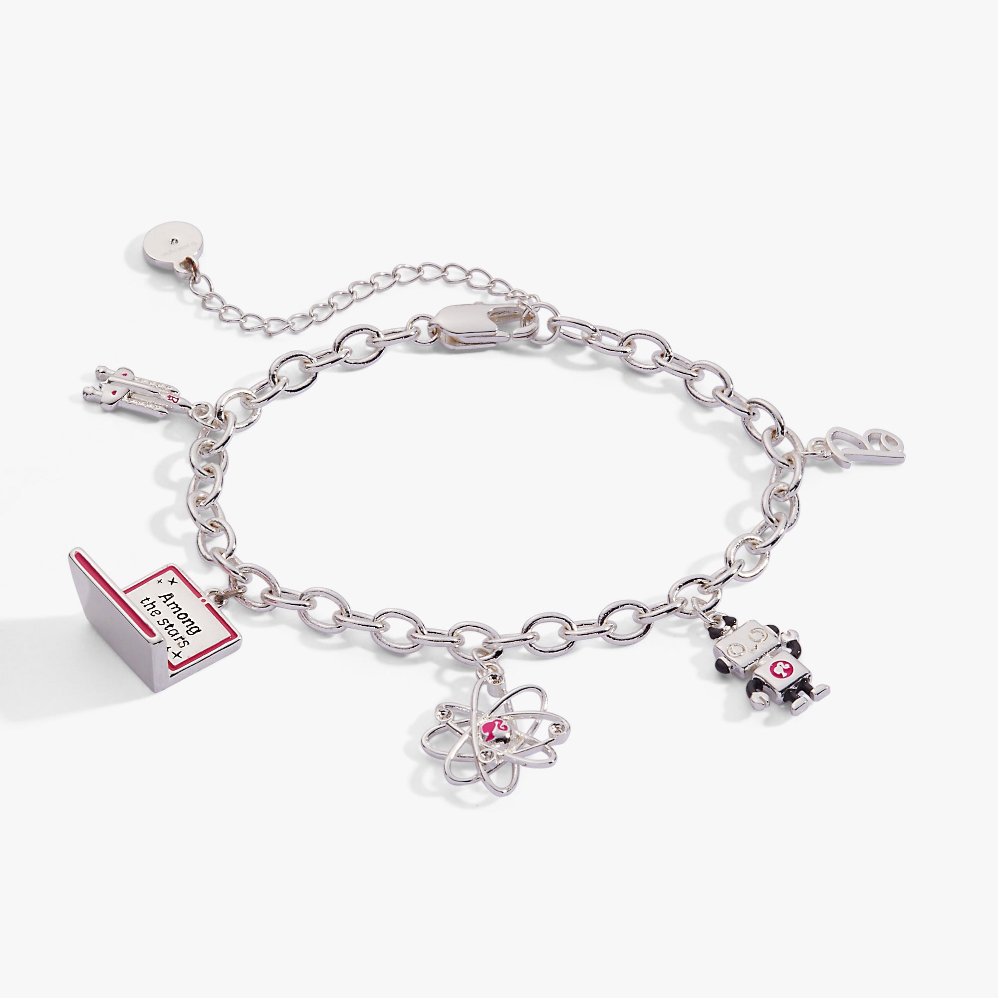 Barbie™ STEM Charm Bracelet Silver | Alex and Ani