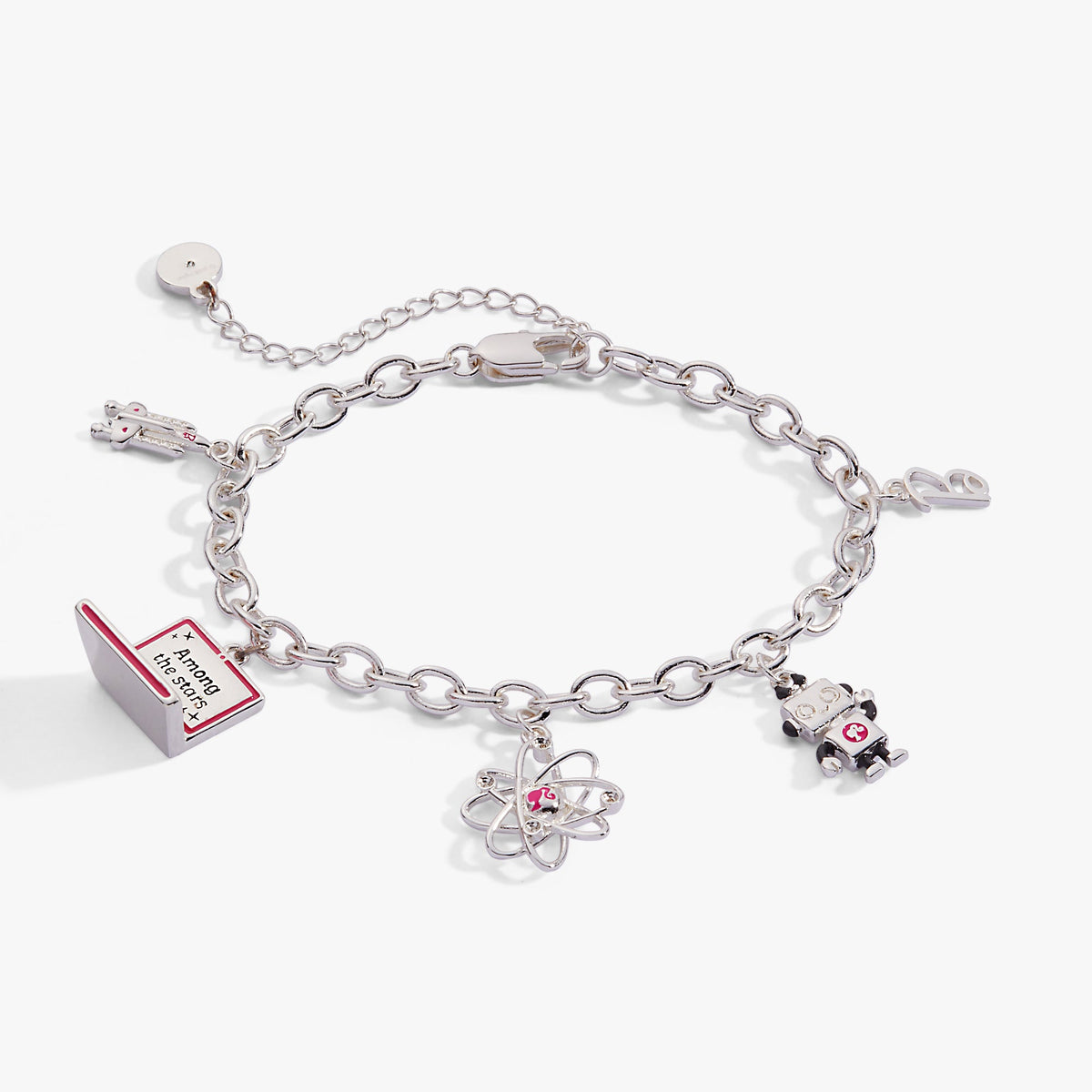 Barbie™ STEM Charm Bracelet Silver | Alex and Ani