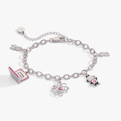 Barbie™ STEM Charm Bracelet Silver | Alex and Ani