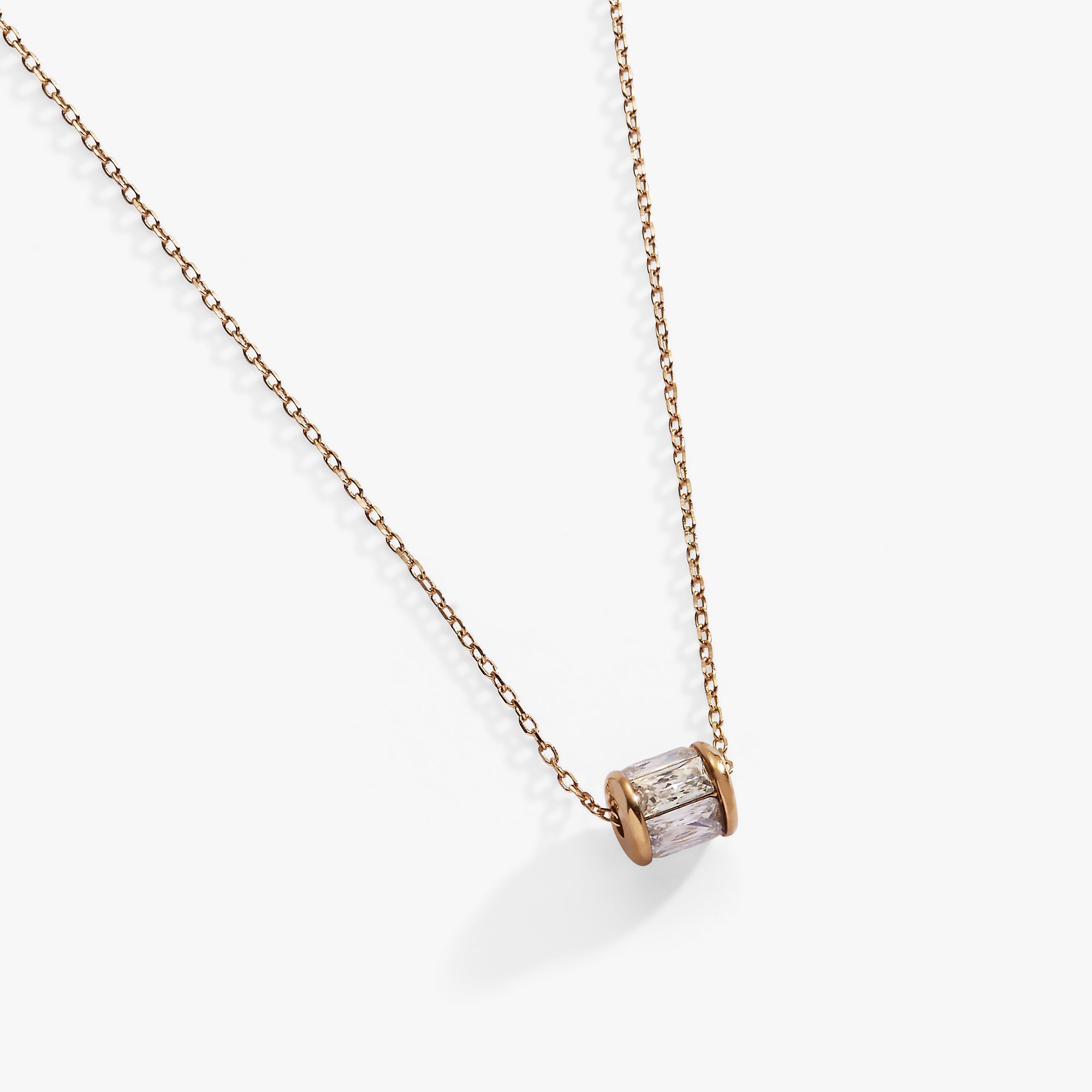April Birthstone Precious Pendant Necklace Sterling Silver | Alex and Ani