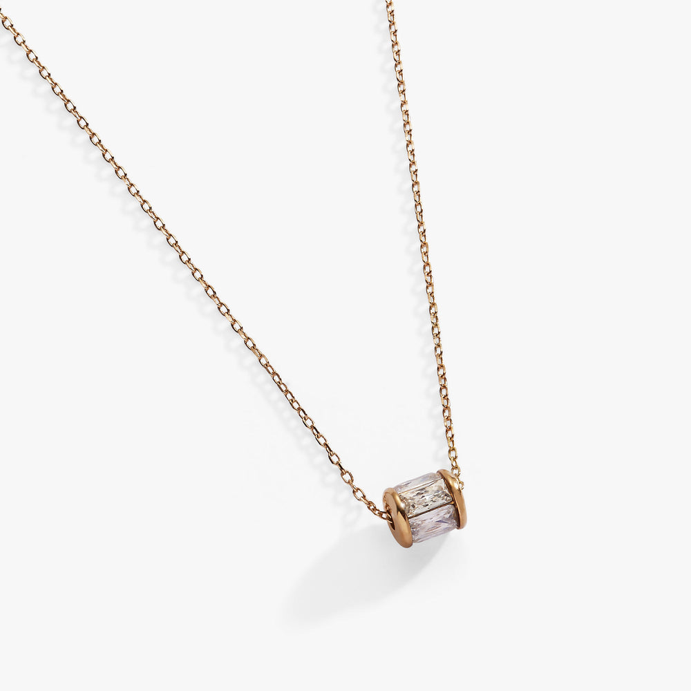 April Birthstone Precious Pendant Necklace Sterling Silver | Alex and Ani