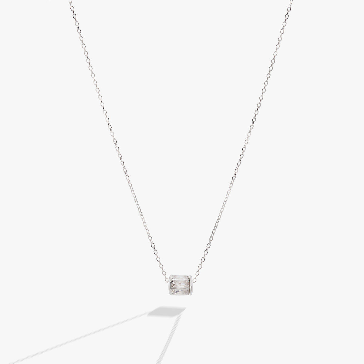 April Birthstone Precious Pendant Necklace Sterling Silver | Alex and Ani