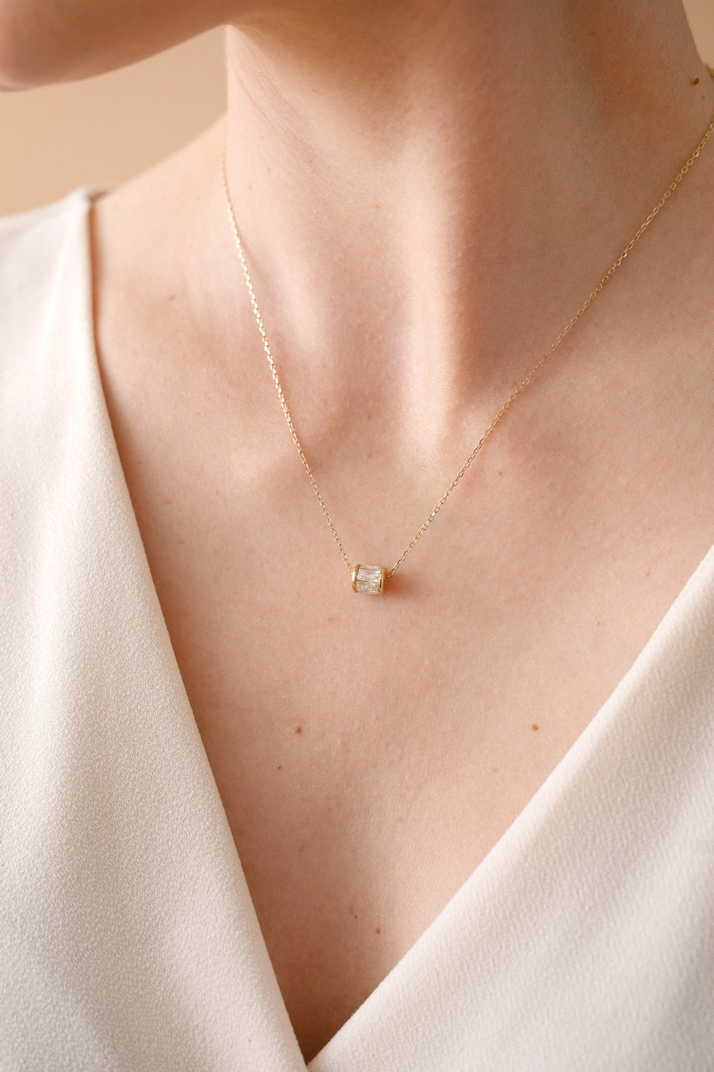 April Birthstone Precious Pendant Necklace Sterling Silver | Alex and Ani