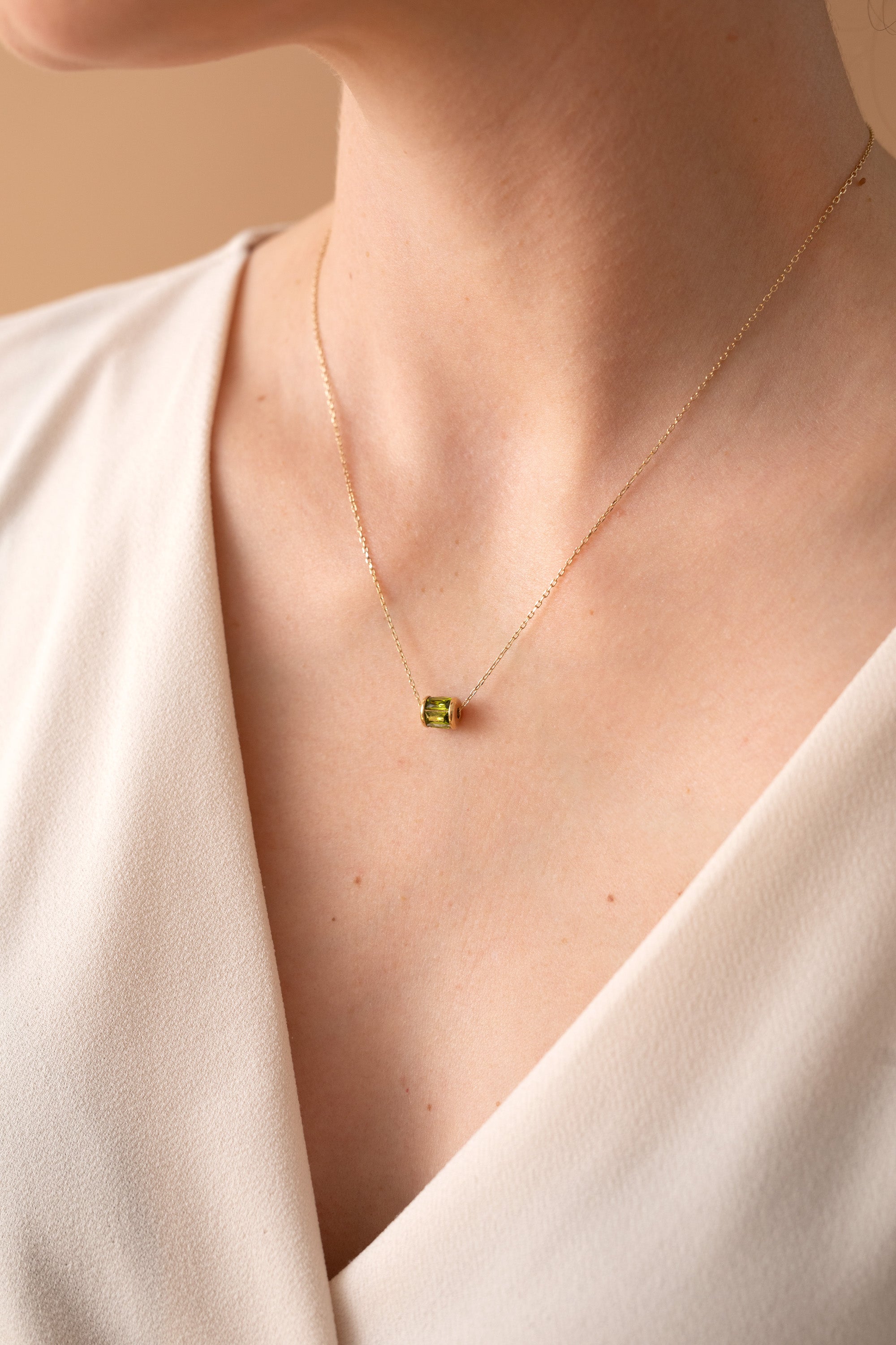 August Birthstone Precious Pendant Necklace 14kt Gold Over Sterling Silver | Alex and Ani