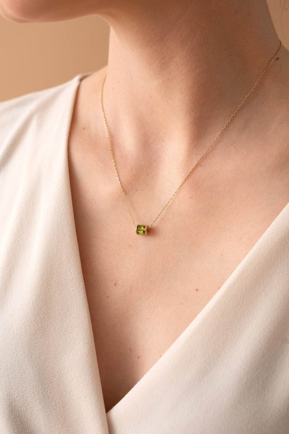 August Birthstone Precious Pendant Necklace 14kt Gold Over Sterling Silver | Alex and Ani