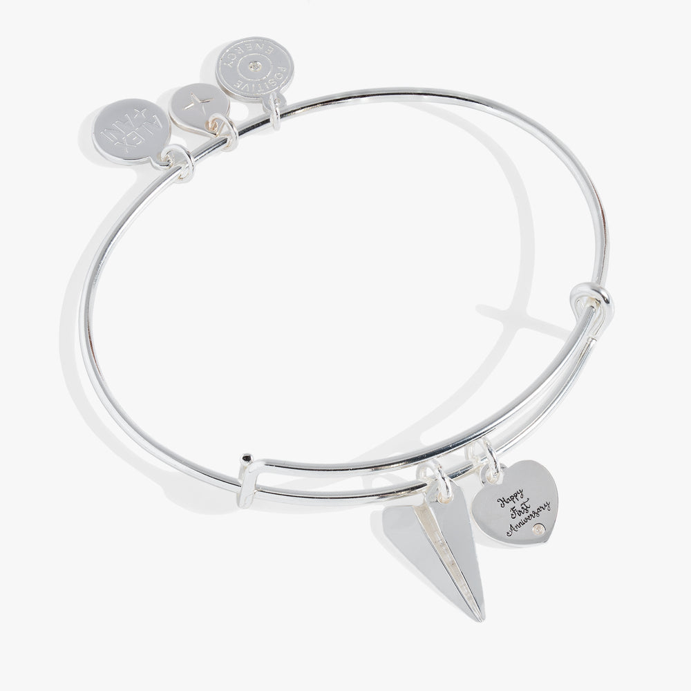 First Anniversary Bangle Silver | Alex and Ani