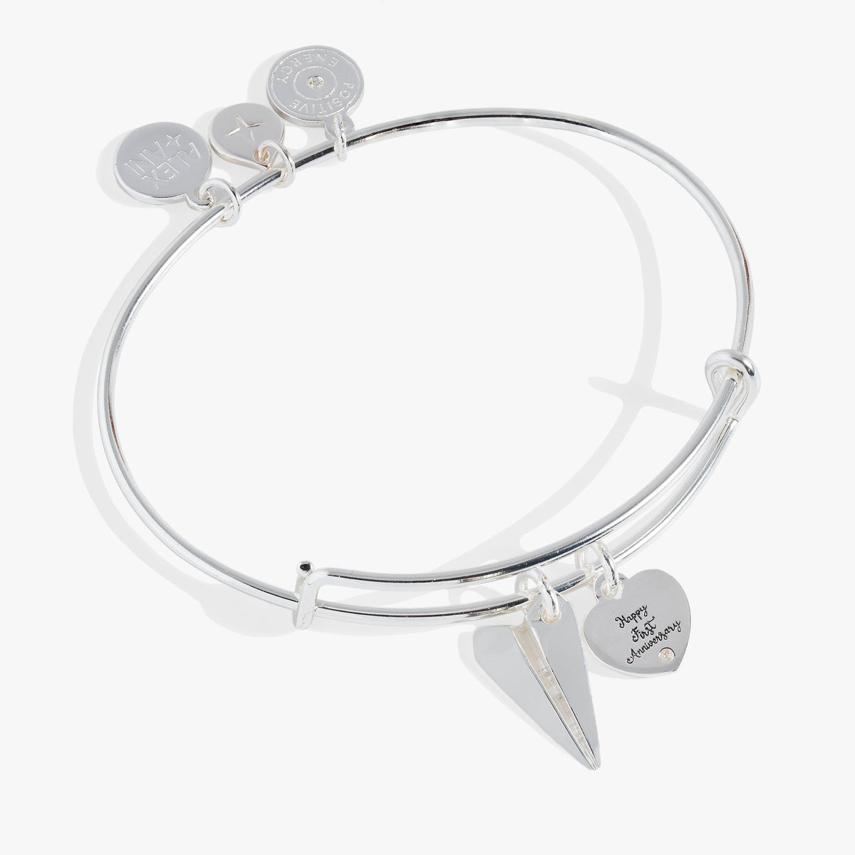 First Anniversary Bangle Silver | Alex and Ani
