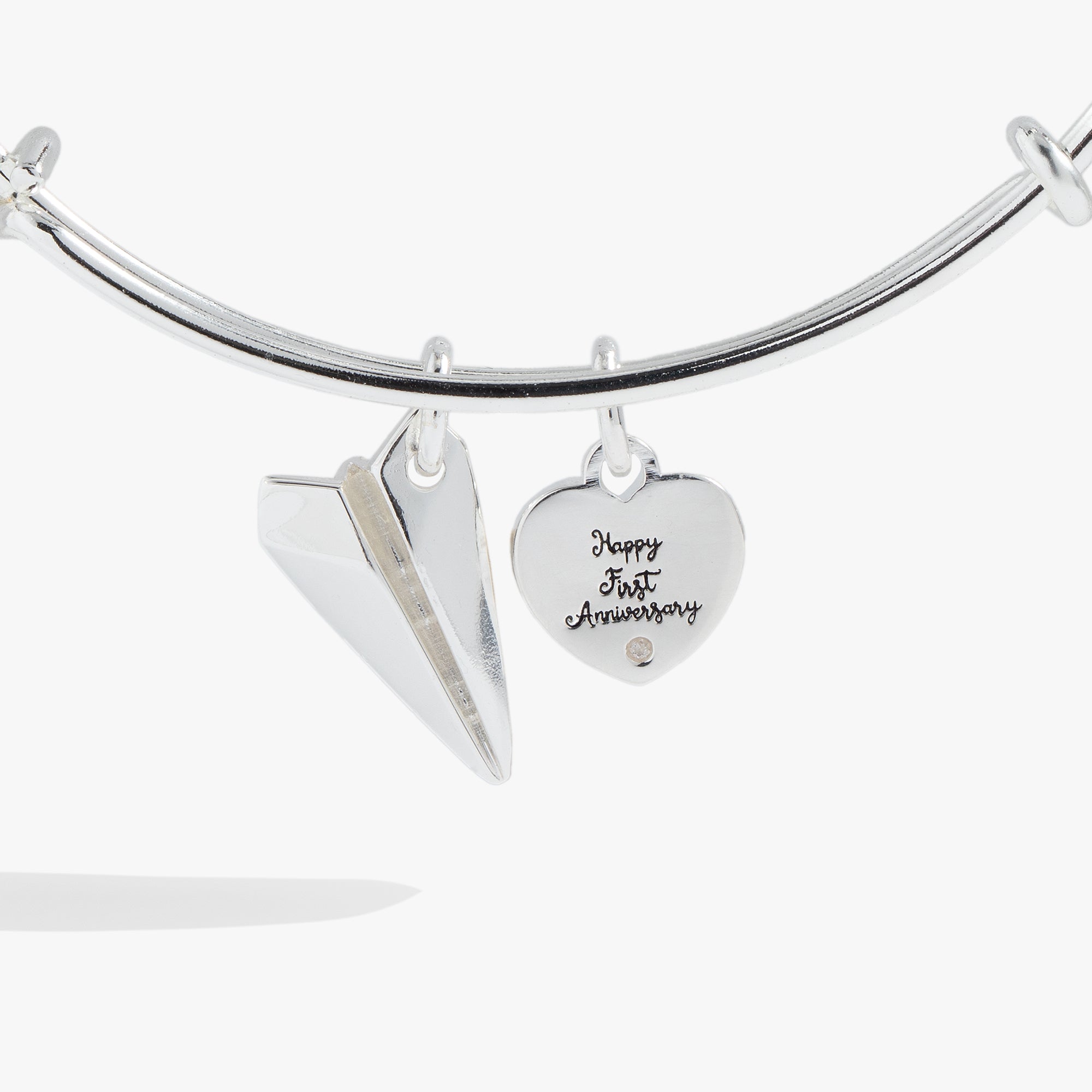 First Anniversary Bangle Silver | Alex and Ani